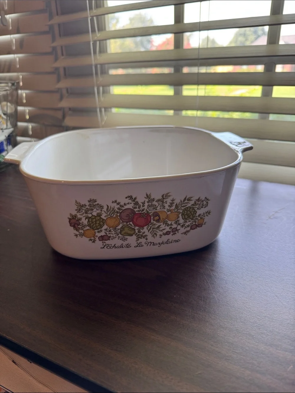 Corningware Spice of Life Ceramic Baking Dish - NO LID